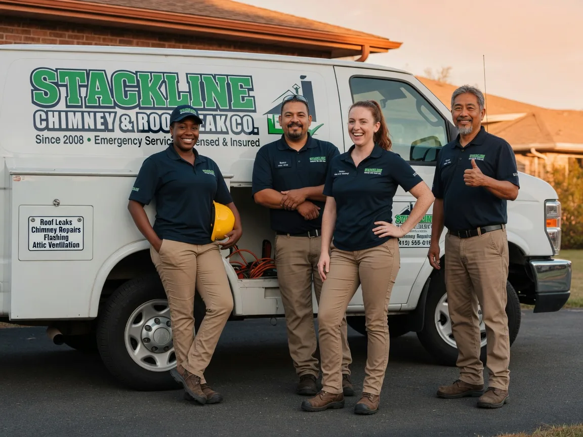 Chimney flashing repair company in Harcourt, IA